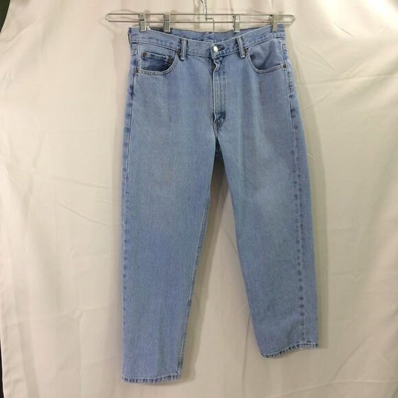 Levi's 550 Jeans 36x30 Vintage Y2K Relaxed Fit Light Wash Denim 100% Cotton
